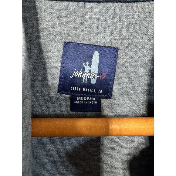 Johnnie O Sully Quarter 1/4 Zip Pullover in Helios Blue Sz Medium - Picture 2 of 5